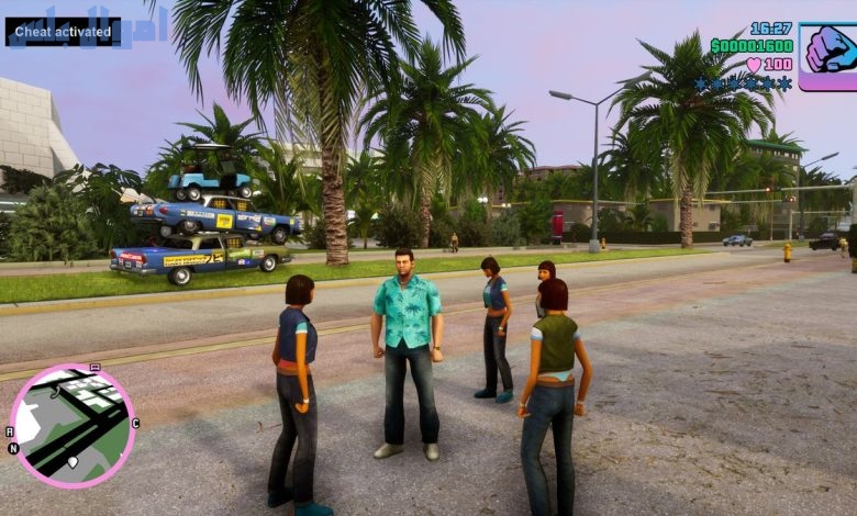 احصل على أسلحة وسيارات مخفية GTA Vice City