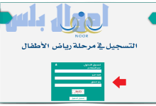 رياض الأطفال عبر نظام نور