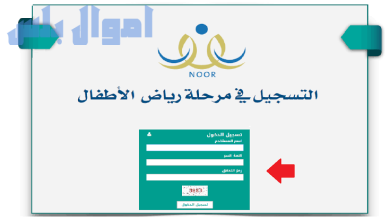 رياض الأطفال عبر نظام نور