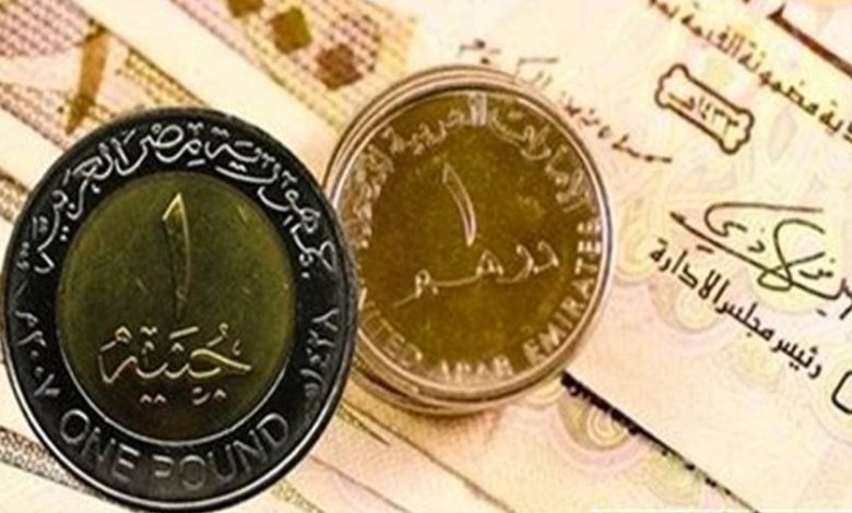 سعر الدرهم الإماراتي أمام الجنيه المصري