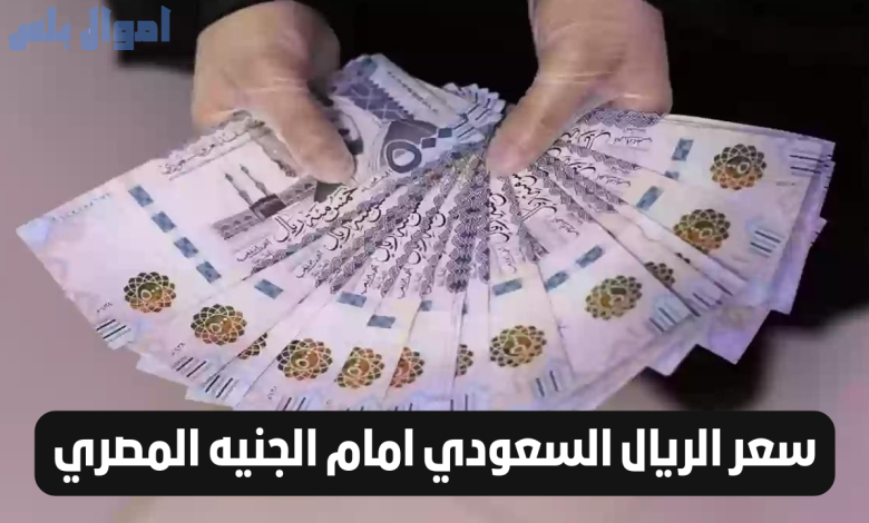 سعر الريال السعودي مقابل الجنية