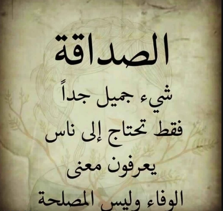 كلمات عن الصداقة