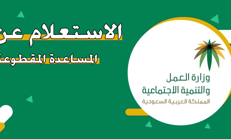 المساعدة المقطوعة