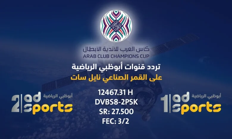 تردد قناة ابو ظبي الرياضية
