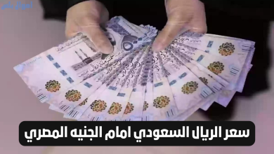 سعر الريال السعودي مقابل الجنية
