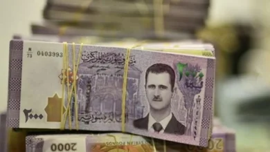 سعر الليرة السورية أمام الدولار