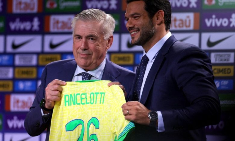 أنشيلوتي: درّبت 34 لاعباً برازيلياً والفوز بكأس العالم إلزامي