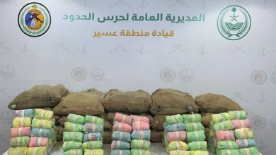 احباط تهريب 375 كيلو قات عبر عسير في عملية ناجحة جديدة
