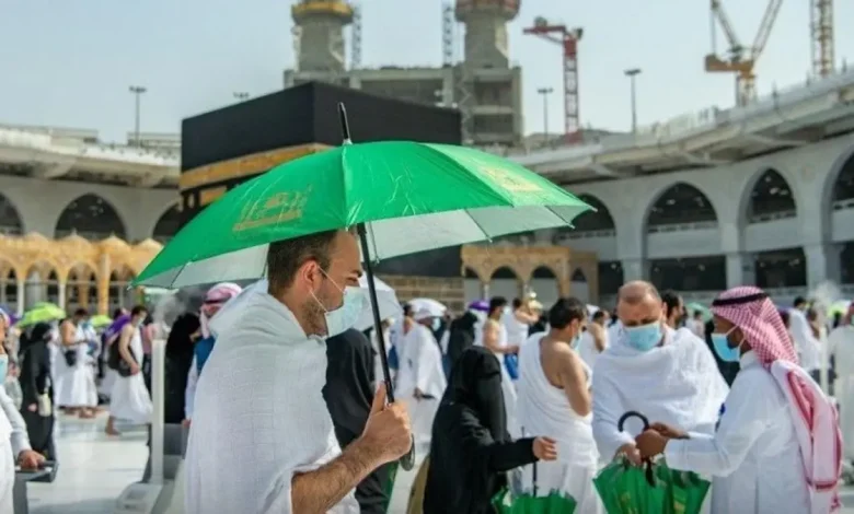 ارتفاع كبير في درجات الحرارة بالمشاعر المقدسة يصل 47 درجة في الظهيرة