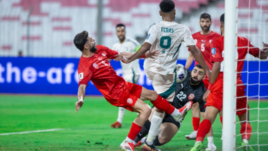 الأخضر يحقق انتصار على البحرين ويتأهل للملحق المؤهل لكأس العالم