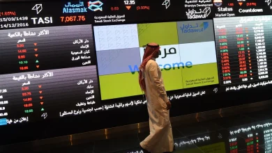 تاسي يخسر 109.35 نقطة في بداية جلسات الأسبوع الجديد
