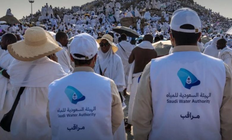توفير 928 الف متر مكعب من مياه الشرب للحجاج خلال يوم واحد