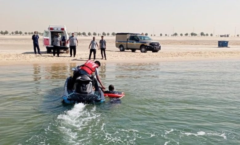 حرس الحدود ينقذ شخصا من الغرق في ينبع بعمل بطولي ومؤثر