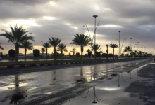 رياح نشطة تؤثر على تبوك وتوقعات بتقلبات جوية قادمة