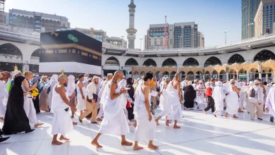 ضيوف برنامج خادم الحرمين يغادرون مكة متوجهين المدينة المنورة بفرحة كبيرة.