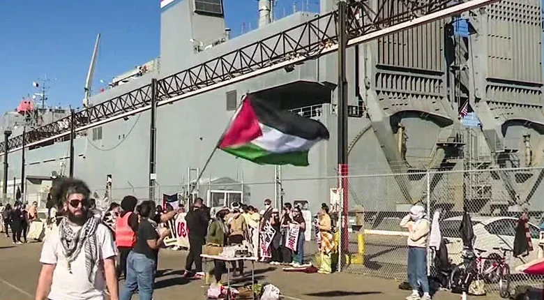 عمال ميناء فرنسي يمنعون ارسال شحنة عسكرية الى اسرائيل احتجاجا على سياساتها