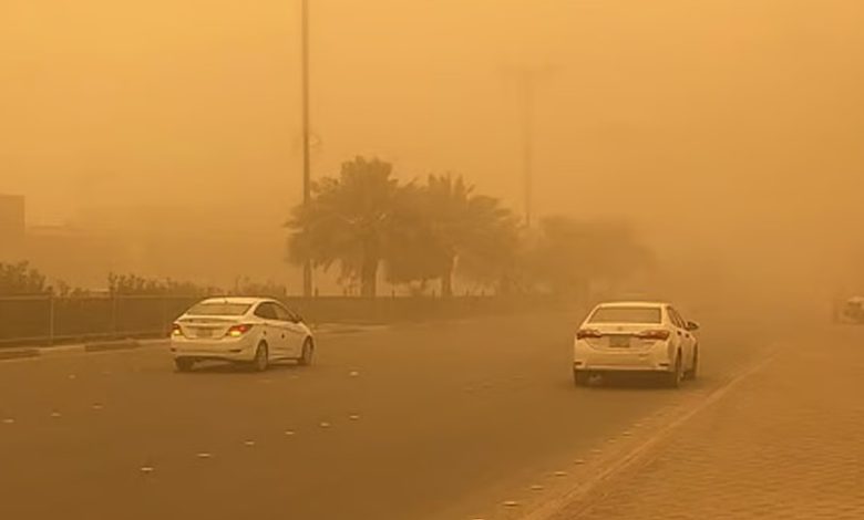 عوالق ترابية تؤثر على الرؤية في الباحة حتى الثامنة مساءً