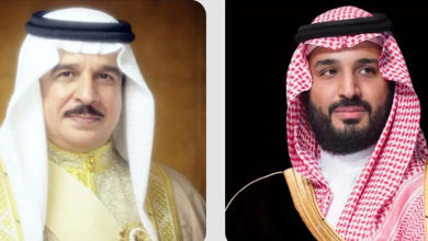 ولي العهد يتلقى تهنئة بعيد الأضحى من ملك البحرين عبر اتصال هاتفي