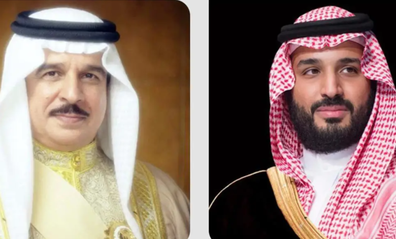ولي العهد يتلقى تهنئة بعيد الأضحى من ملك البحرين عبر اتصال هاتفي