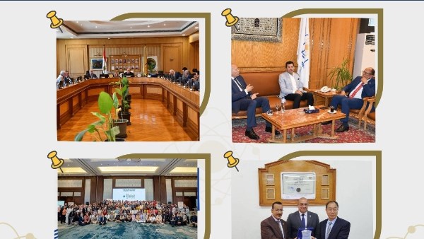 إنجازات جامعة حلوان هذا الأسبوع واستعدادات اختبارات القدرات
