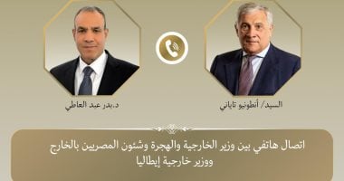 اتصال هاتفى بين وزير الخارجية ونظيره الإيطالى لبحث التطورات في قطاع غزة