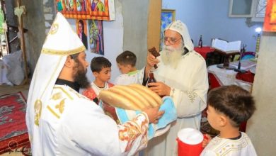 احتفالات رسامة شمامسة جدد بمطاي برعاية الأنبا جوارجيوس أسقف الإيبارشية
