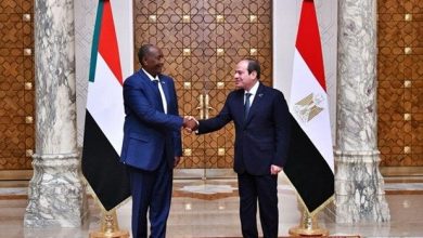 استقبال الرئيس السيسي لرئيس مجلس السيادة السوداني