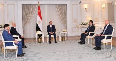 الرئيس السيسى يستقبل المستشار عقيلة صالح رئيس مجلس النواب الليبى.. فيديو