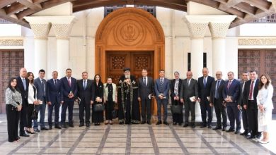 استقبال مميز لعدة سفراء مصريين من البابا تواضروس
زيارة مهمة للسفراء المصريين في المقر البابوي
البابا تواضروس يستضيف سفراء مصر في لقاء هام
اجتماع جديد للبابا تواضروس مع سفراء مصر
البابا تواضروس يلتقي بعدد من السفارة المصرية
