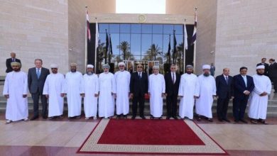 استقبال وفد قضائي عماني من قبل وزير العدل