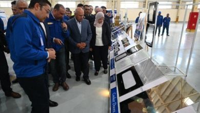 افتتاح مصنع لإنتاج الزجاج الهندسي بالمنوفية من قبل وزير الصناعة
