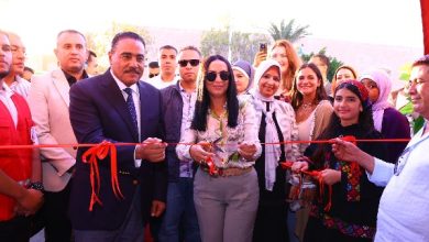 افتتاح معرض "ديارنا للحرف اليدوية والتراثية" بالساحل الشمالي بحضور وزيرة التضامن ومحافظ مطروح