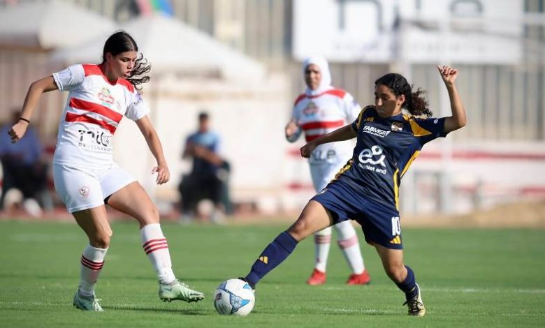 مباراة الأهلي والزمالك في دوري الكرة النسائية - صورة ارشيفية