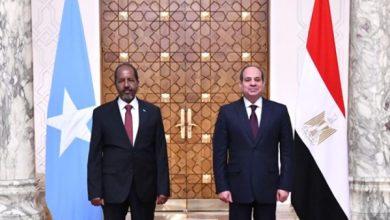 الرئيس السيسي يستقبل رئيس الصومال لبحث التعاون العسكري الأمني
