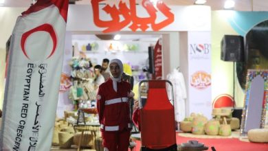 الهلال الأحمر يبرز حرف مصر في ديارنا مارينا