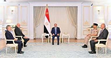الرئيس السيسى يبحث مع وزير دفاع إيطاليا تطورات الأوضاع فى الأراضى الفلسطينية