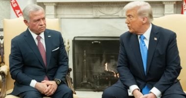 ترامب وملك الأردن يبحثان مستجدات المنطقة خاصة فى قطاع غزة