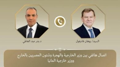 بحث وزير الخارجية مع نظيره الألماني تعزيز التعاون ومستجدات الوضع الإقليمي