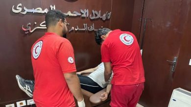 بنك دم الهلال الأحمر يستجيب لحريق سنترال رمسيس برفع الاستعدادات القصوى