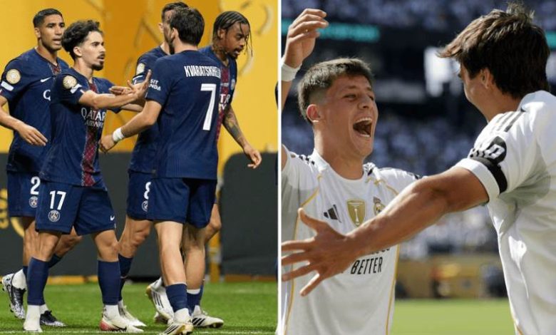 ريال مدريد الإسباني وباريس سان جيرمان