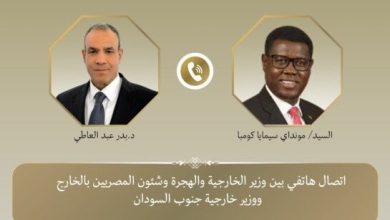 تطلع وزير الخارجية لعبور الأشقاء في جنوب السودان بسلام للمرحلة الانتقالية