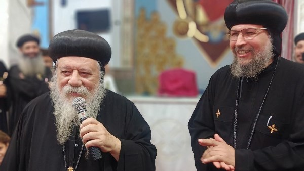 تطييب مزار الأنبا أغابيوس بدير العذراء والأنبا إبرام في دلجا