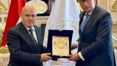 تهنئة المستشار محمد الشناوي لرئيس محكمة النقض بمناسبة منصبه الجديد صور