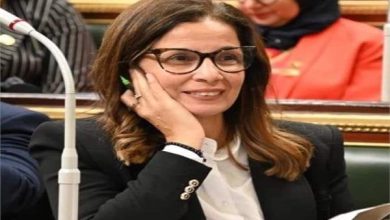 تهنئة رئيس النواب لجيهان زكي بمنحها وسام جوقة الشرف من الرئيس الفرنسي
