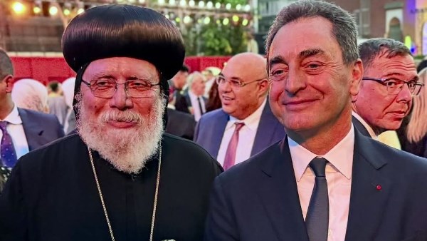 حضور مميز للأنبا أكليمندس في احتفال السفارة الفرنسية بالعيد القومي لفرنسا | صور
