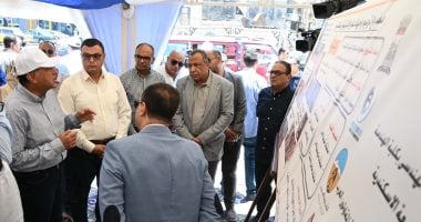 رئيس الوزراء يتفقد أعمال تطوير واجهات العقارات على طريق كورنيش الإسكندرية