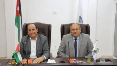 زيارة وفد مصري رفيع للمركز الوطني للبحوث الزراعية في الأردن