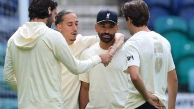 محمد صلاح وزملائه في ليفربول