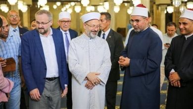 طلابنا يُشرّفون بالدراسة على أيدي علماء الأزهر وفقاً لرئيس الشئون الدينية التركي