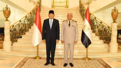 عبد المجيد صقر يلتقي وزير الدفاع الإندونيسي